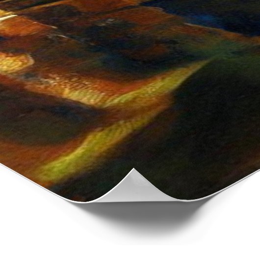 Poster Lion Foo Chinois (7) (Coin)