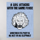 Poster Lion Force (Devant)