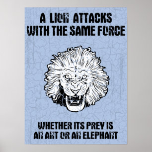 Poster Lion Force
