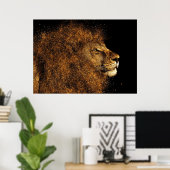 Poster Lion King Lion (Bureau à domicile)