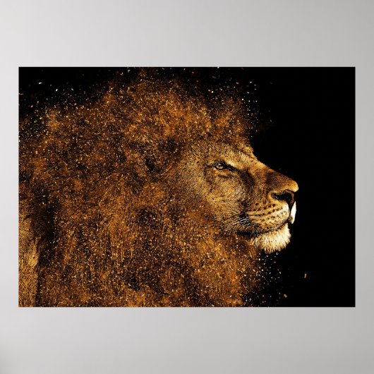 Poster Lion King Lion (Devant)
