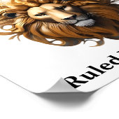 Poster Lion, Lion, Dirigé Par Le Coeur, (Coin)