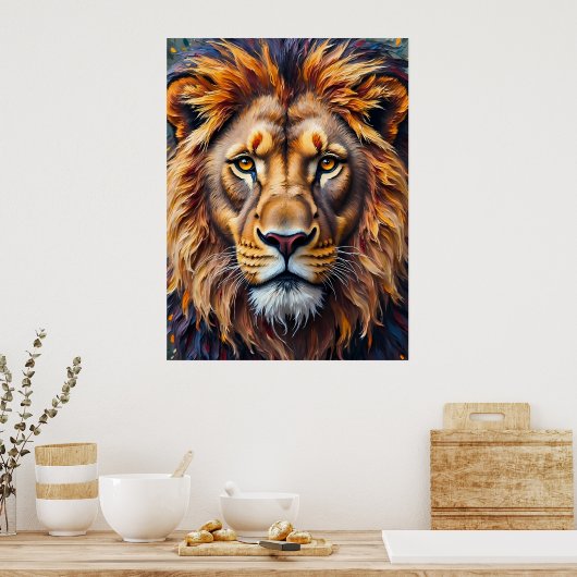 Poster Lion Majestic (Cuisine)