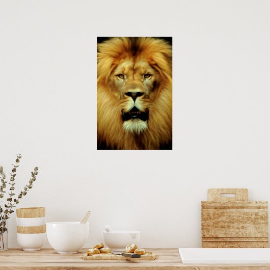 Poster Lion Majesty (Cuisine)