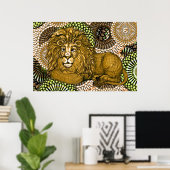 Poster Lion meneur (Bureau à domicile)