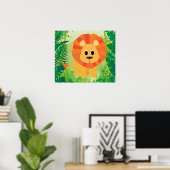 Poster Lion mignon (Bureau à domicile)