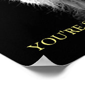 Poster Lion Motivationnel tendance Croyez en vous-même (Coin)