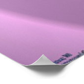 Poster Lion pourpre (Coin)