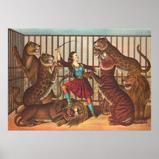 Poster Lion Queen 1874 (Devant)