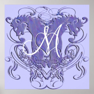 Poster Lion Rampant Renaissance Mariage