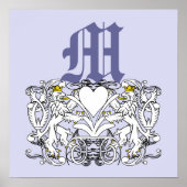 Poster Lion Rampant Renaissance Mariage (Devant)