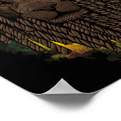 Poster Lion Rasta Avec Dreads - Montrez Votre Fierté Et R (Coin)