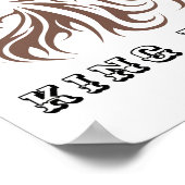 Poster lion roi (Coin)