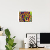 Poster lion royal (Bureau à domicile)