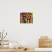 Poster lion royal (Cuisine)