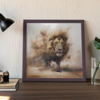 Lion Sables mouvants modernes Safari Jungle