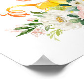 Poster Lion, Safari, Jungle, Fleurs roses, Pépinière (Coin)