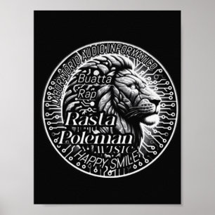Poster Lion Sound Wall Art