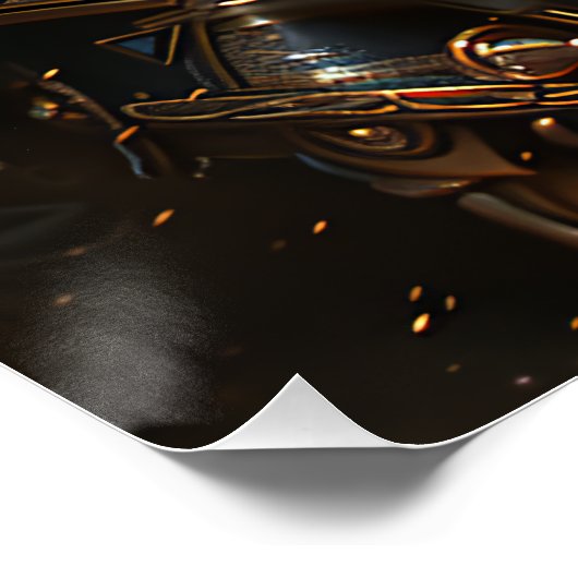 Poster Lion Steampunk (Coin)