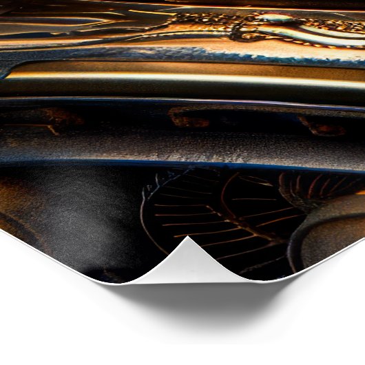 Poster Lion Steampunk (Coin)