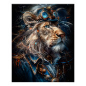 Poster Lion Steampunk (Devant)