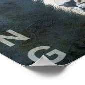 Poster Lion tendance sur mesure Modèle Nature Animal Le R (Coin)