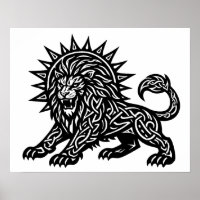 Lion Zodiaque Soleil‑Crinière Lion | BurnsInHell