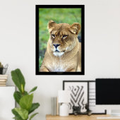 Poster Lioness (version couleur) (Bureau à domicile)