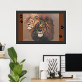 Poster - Lions (Bureau à domicile)