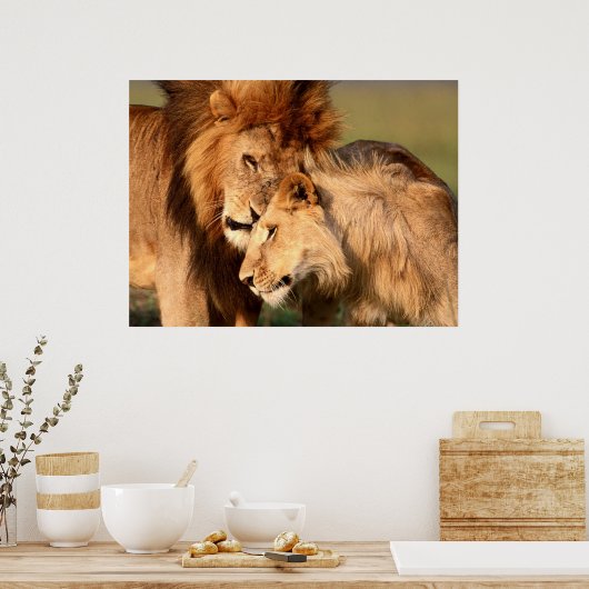 Poster Lions (Cuisine)