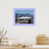 Poster Lions & BC Place (Cuisine)