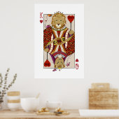 Poster Lions King et Queen of Hearts (Cuisine)