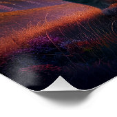 Poster Lions majestueux au coucher du soleil en Afrique S (Coin)