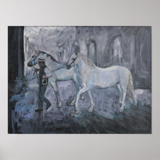 Poster Lipizzaner chevaux Vienne