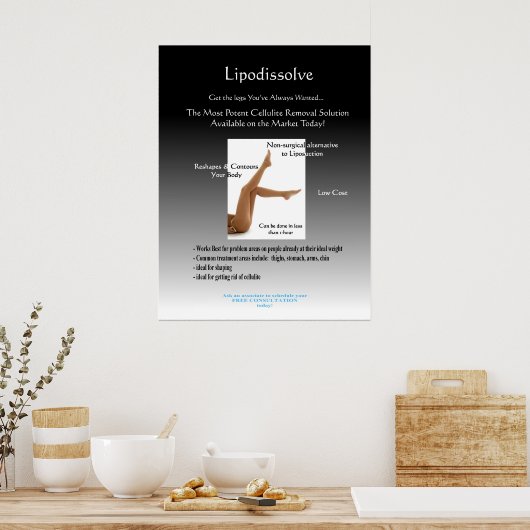 Poster Lipodissoudre (Cuisine)