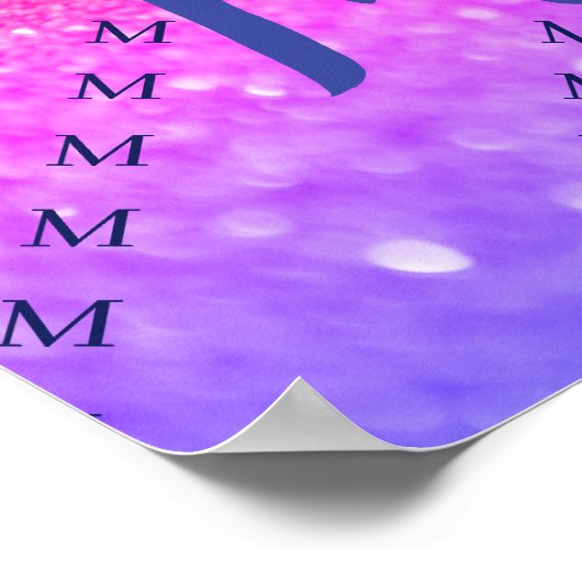 Poster Lips Licking Custom Glitter (Coin)