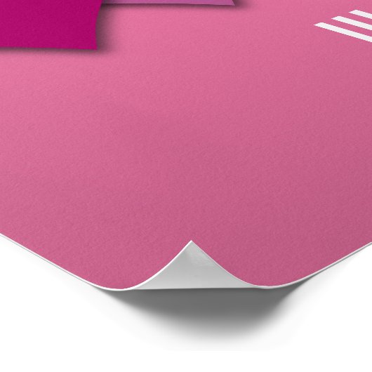 Poster Lipstick lesbian pride hearts with custom text (Coin)