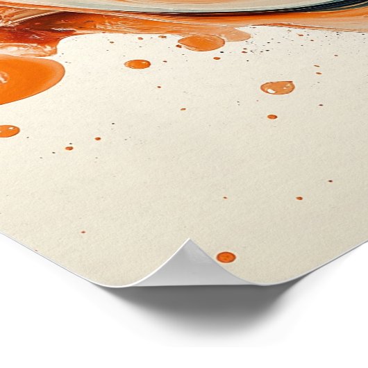 Poster liquide coloré (Coin)