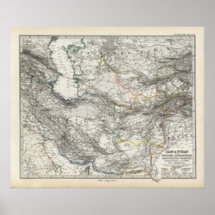 Poster L'Iran Afghanistan Pakistan