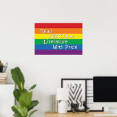 Poster Lire avec l'affiche Pride (Bureau à domicile)