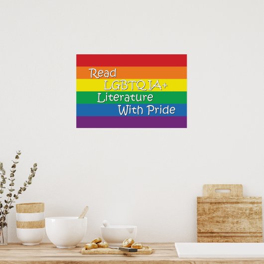 Poster Lire avec l'affiche Pride (Cuisine)