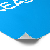 Poster Lire Aventures avec ver de livre de dessin (Coin)