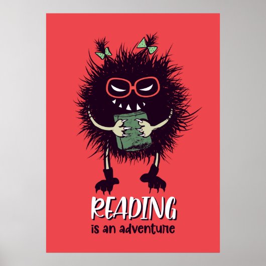 Poster Lire est un professeur d'aventure drôle (Devant)