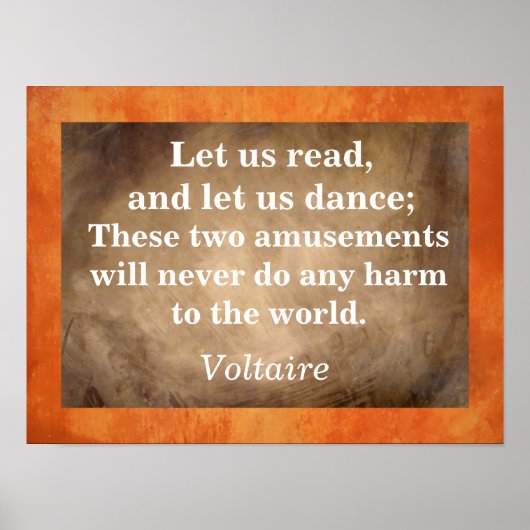 Poster Lire et danser (Devant)