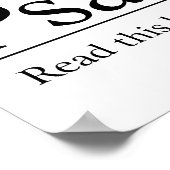 Poster Lire la Bible Psaume 90:1-2 (Coin)