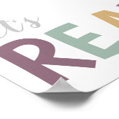 Poster Lire l'affiche de la salle de jeu pour filles (Coin)