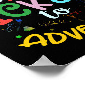 Poster Lire le livre de l'enseignant de la bibliothèque d (Coin)