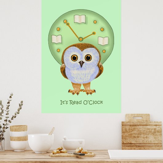 Poster Lire O'Clock (Cuisine)