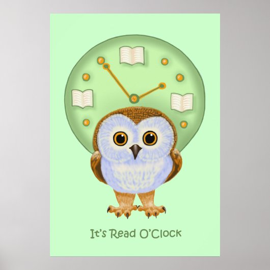 Poster Lire O'Clock (Devant)