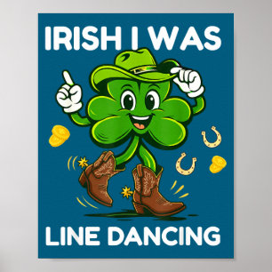 Poster L'Irlandais faisait de la danse en ligne drôle de